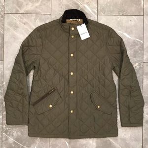 SOLD LOCALLY - Barbour Shoveler Quilted Jacket - NWT - Army Green